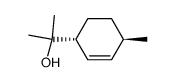(+)-(1R:4R)-trans-Δ2-p-Menthen-8-ol Structure