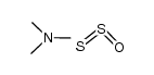 trimethylamine compound with sulfur oxide sulfide (1:1)结构式