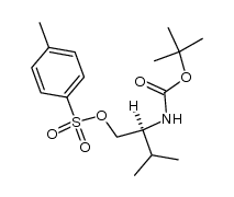 (1S)-[2-methyl-1-[[[(4-methylphenyl)sulfonyl]oxy]methyl]propyl]carbamic acid 1,1-dimethylethyl ester Structure
