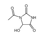 2,4-Imidazolidinedione, 1-acetyl-5-hydroxy- (9CI)结构式