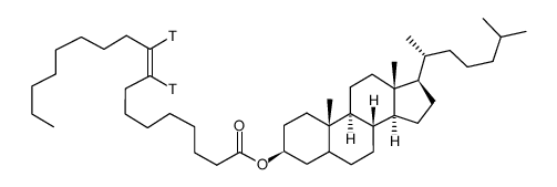 cholesteryl oleate, [oleate-9,10-3h] Structure