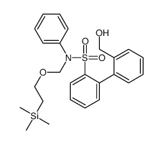 2'-(Hydroxymethyl)-N-phenyl-N-{[2-(trimethylsilyl)ethoxy]methyl}- 2-biphenylsulfonamide结构式