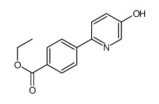 ethyl 4-(5-hydroxypyridin-2-yl)benzoate结构式