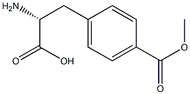 D-Phenylalanine, 4-(methoxycarbonyl)- Structure
