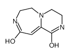 Pyrazino[1,2-d][1,4]diazepine-1,9(2H,6H)-dione, 3,4,7,8-tetrahydro- (9CI) structure