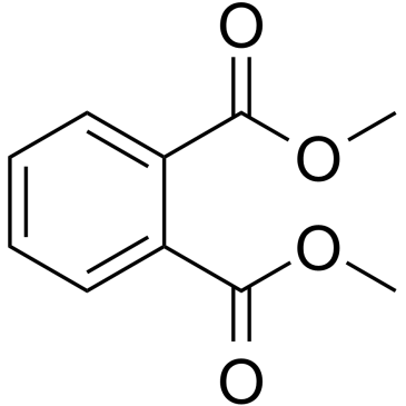 邻苯二甲酸二甲酯； 避蚊酯结构式