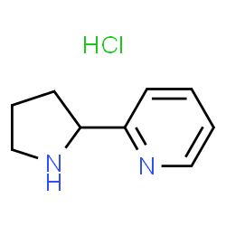 2-(吡咯烷-2-基)吡啶盐酸盐结构式