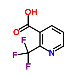 2-(三氟甲基)烟酸结构式