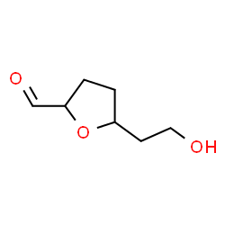 2-Furancarboxaldehyde, tetrahydro-5-(2-hydroxyethyl)- (9CI) structure
