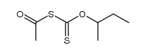 S-(acetyl)-O-sec-butyldithiocarbonate Structure