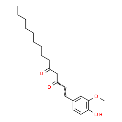 1-Dehydro-[10]-gingerdione Structure