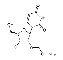 2'-O-(aminooxymethyl)uridine Structure