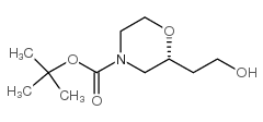 (R)-N-BOC-2-(2-HYDROXYETHYL)MORPHOLINE Structure