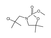 3-(2-Chloro-2-methyl-propyl)-2-methoxy-5,5-dimethyl-[1,3,2]oxazaphospholidine 2-oxide结构式