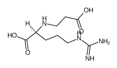 Nα-(2-carboxy-ethyl)-L-arginine结构式