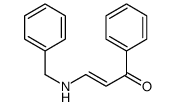 3-(benzylamino)-1-phenylprop-2-en-1-one Structure
