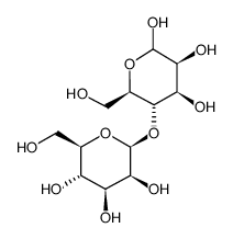 4-O-(bD-甘露吡喃糖基)-D-甘露糖结构式