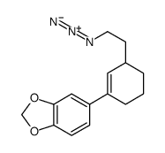 5-[3-(2-azidoethyl)cyclohexen-1-yl]-1,3-benzodioxole结构式