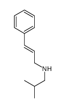 -N-ISOBUTYL-3-PHENYLPROP-2-EN-1-AMINE structure