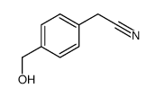 2-(4-(羟甲基)苯基)乙腈结构式