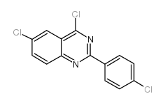 4,6-二氯-2-(2-氯苯基)-喹唑啉结构式