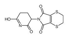 ALPHA-(3,6-DITHIA-3,4,5,6-TETRAHYDROPHTHALIMIDO)GLUTARIMIDE结构式