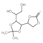 Mannitol,3,4-O-isopropylidene-, cyclic 1,2-(thiocarbonate), D- (8CI)结构式