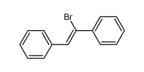 (Z)-(1-bromoethene-1,2-diyl)dibenzene结构式