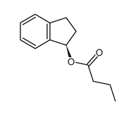 (R)-1-indanyl butyrate结构式
