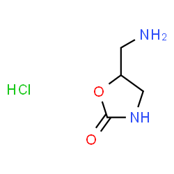 5-(aminomethyl)-1,3-oxazolidin-2-one hydrochloride Structure