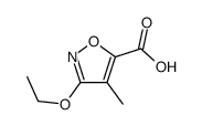 (3-乙氧基-4-甲基异噁唑-5-基)羧酸结构式