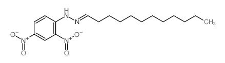 Dodecanal,2-(2,4-dinitrophenyl)hydrazone structure