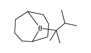 9-(1,1,2-trimethyl-propyl)-9-bora-bicyclo[3.3.1]nonane结构式