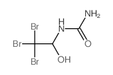 (2,2,2-tribromo-1-hydroxy-ethyl)urea结构式