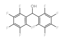 Benzenemethanol,2,3,4,5,6-pentafluoro-a-(2,3,4,5,6-pentafluorophenyl)- Structure