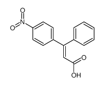 (Z)-3-(4-硝基苯基)-3-苯丙烯酸结构式