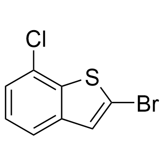 2-溴-7-氯苯并[b]噻吩结构式