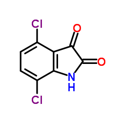 4,7-Dichloro-1H-indole-2,3-dione Structure