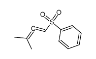 3‐methylbuta‐1,2‐dienyl phenyl sulfone结构式