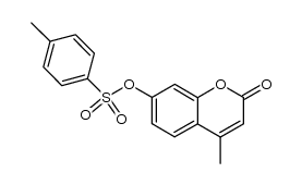 4-methyl-7-tosyloxycoumarin结构式