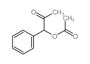 2-Propanone,1-(acetyloxy)-1-phenyl-结构式