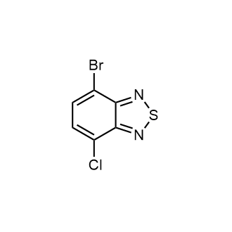 4-溴-7-氯苯并[c][1,2,5]噻二唑结构式