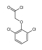 2-(2,6-dichlorophenoxy)acetyl chloride结构式