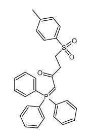 4-[(4'-methylphenyl)sulfonyl]-1-(triphenyphosphoranylidene)-2-butanone Structure