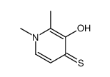 3-hydroxy-1,2-dimethylpyridine-4-thione结构式