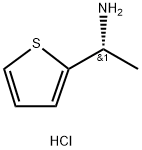 (R)-1-(噻吩-2-基)乙胺盐酸盐结构式