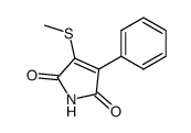 3-(methylthio)-4-phenyl-1H-pyrrole-2,5-dione Structure