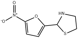 2-(5-硝基-2-呋喃基)噻唑烷结构式