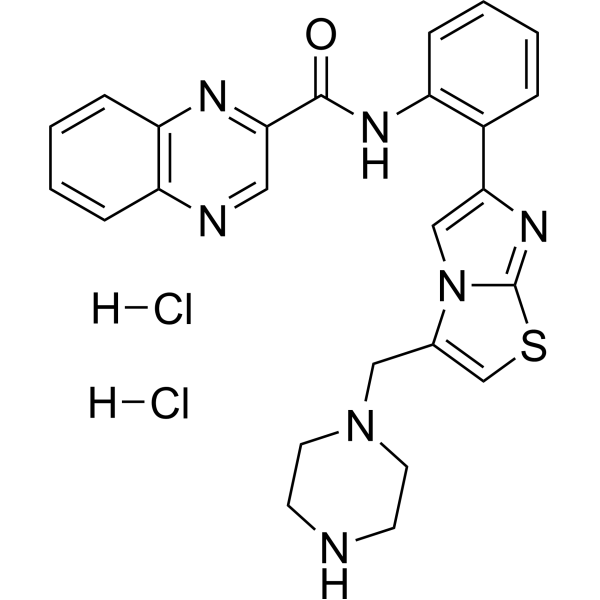 SRT 1720 dihydrochloride结构式