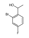 1-(2-溴-4-氟苯基)乙醇结构式